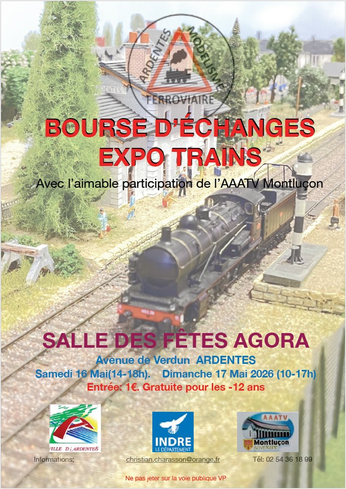 ARDENTES EXPO MODELISME FERROVIAIRE