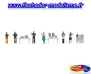 NOCH 16275 16276 16277 figurines personnages buffet