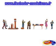 NOCH 16280 16281 16282 marché aux puces brocantes