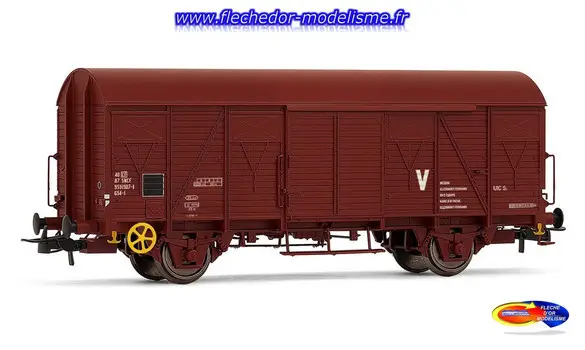 Wagon couvert G4 SNCF Ep.V JOUEF