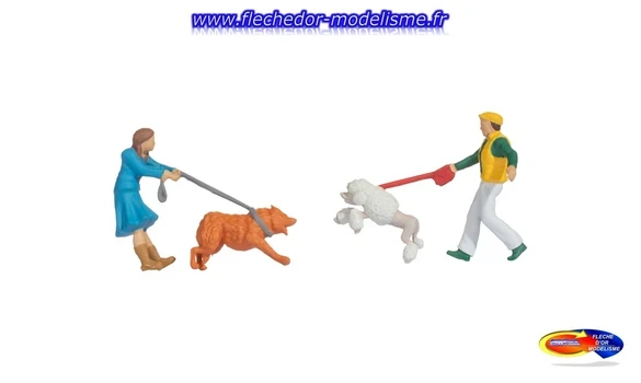 Scène drôle "Rencontre de chiens" NOCH 