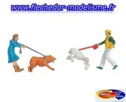 Scène drôle "Rencontre de chiens" NOCH 