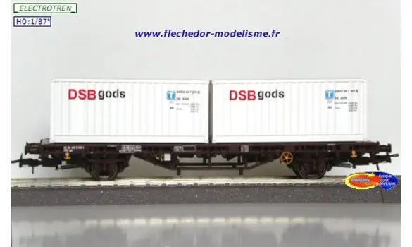 Wagon p-conteneur Electrotren