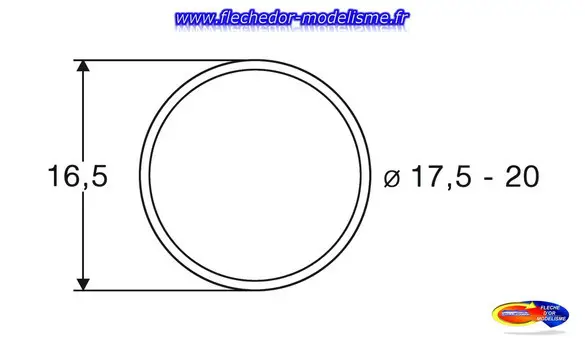 Bandages d'adhérence 17,5 - 20 ROCO
