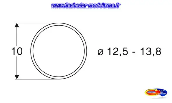 Bandages d'adhérence 12,5 - 13,8 ROCO
