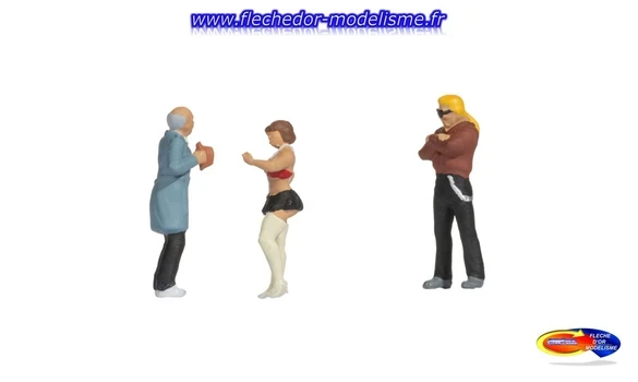 Scène drôle "Faire le trottoir" NOCH