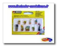 9 pots de fleurs NOCH