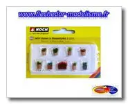 9 pots de fleurs NOCH