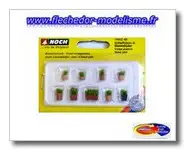 9 pots de fleurs NOCH