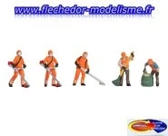 5 figurines "Travaux de tonte" NOCH