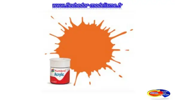 Peinture HUMBROL 16 Orange
