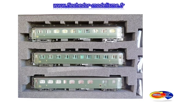 3 voitures Rapide SNCF Ep.III LS-Models