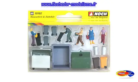 5 personnes s'occupant des poubelles NOC