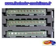 3 voitures OCEM SNCF Ep.IIIb LS-Models