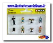 Personnages au restaurant NOCH