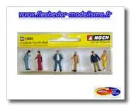 6 personnages en tenue de soirée NOCH