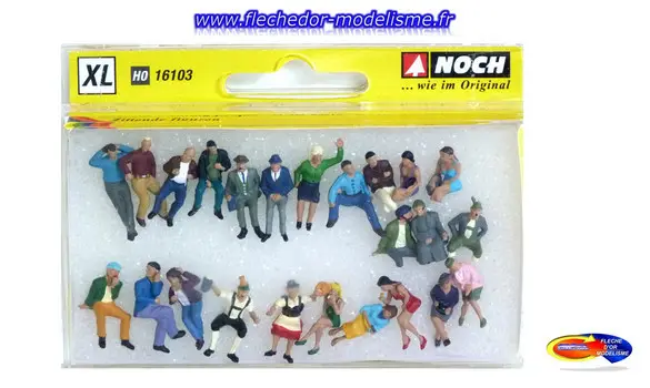 24 personnages assis NOCH