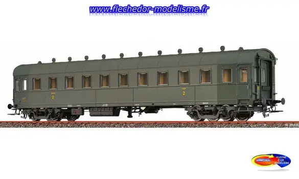 Voiture voyageurs B SNCF Ep.III BRAWA