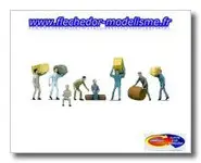 8 manutentionnaires & marchandise FALLER