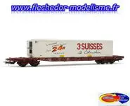 Wagon p-conten. 3 Suisses SNCF EpV JOUEF