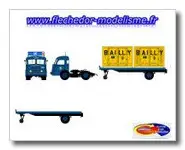 Camion Panhard - 2 remorques REE