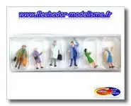 6 personnages arrivant PREISER