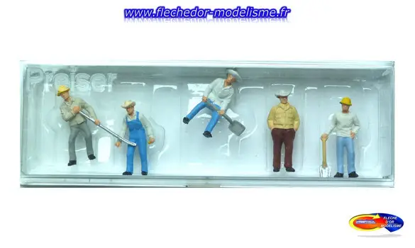 6 piocheurs Américains PREISER