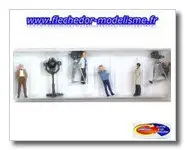 5 figurines tournage cinéma / TV PREISER