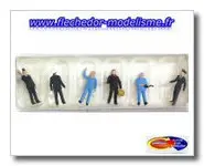 6 cheminots Français PREISER