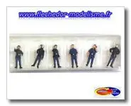 6 pompiers Français PREISER