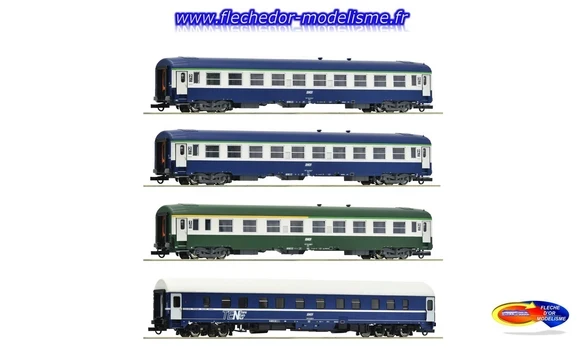 Set 4 voit. Arlberg-Expr. SNCF EpIV ROCO