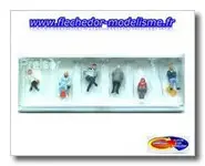 6 voyageurs assis PREISER