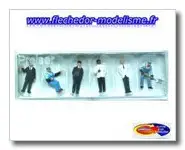 6 figurines de personnel Américain PREIS