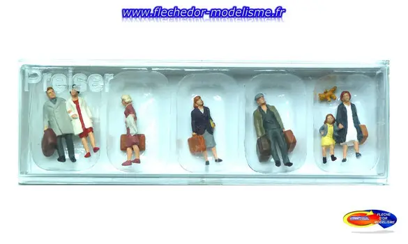 7 voyageurs marchant PREISER