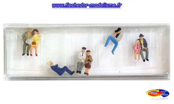 8 pers. assis station bus, train PREISER