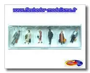 6 voyageurs marchant PREISER