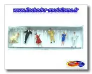 3 couples de danseurs PREISER