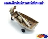 Voilier Optimist & remorque +fig ARTITEC