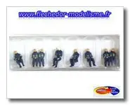 8 pompiers assis PREISER