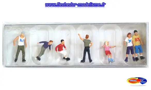 7 enfants et ado en roller PREISER