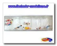 8 enfants jouant et 1 chien PREISER