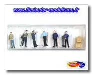 6 ouvriers d'entreprise ferroviaire PREI