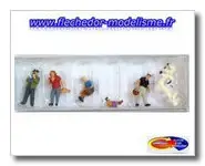 5 ramasseurs de champignons PREISER