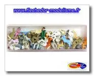 48 personnages assis PREISER