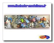 48 personnages assis PREISER