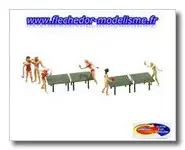 6 personnages au ping-pong FALLER