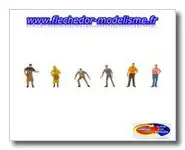 6 personnages chez l'antiquaire FALLER