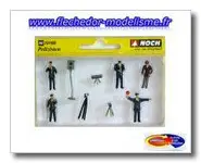 5 personnages dont 4 policiers NOCH