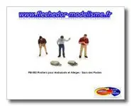 Postiers avec sacs des Postes REE