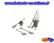 Outils de jardin et sceaux ARTITEC